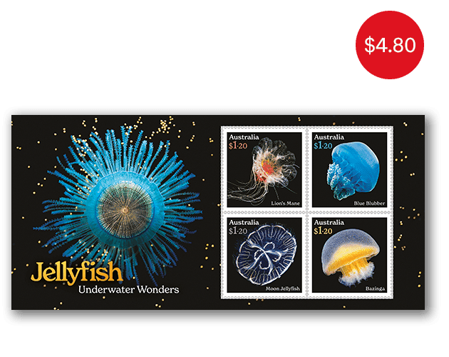 Jellyfish: Underwater Wonders minisheet