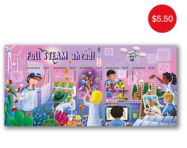 Full STEAM Ahead Minisheet