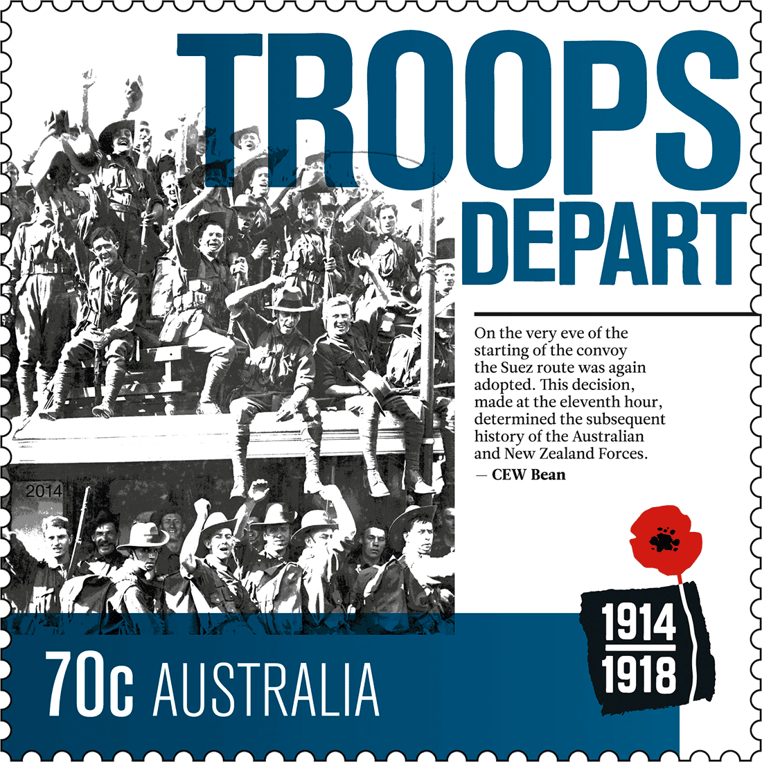 70c Troops Depart