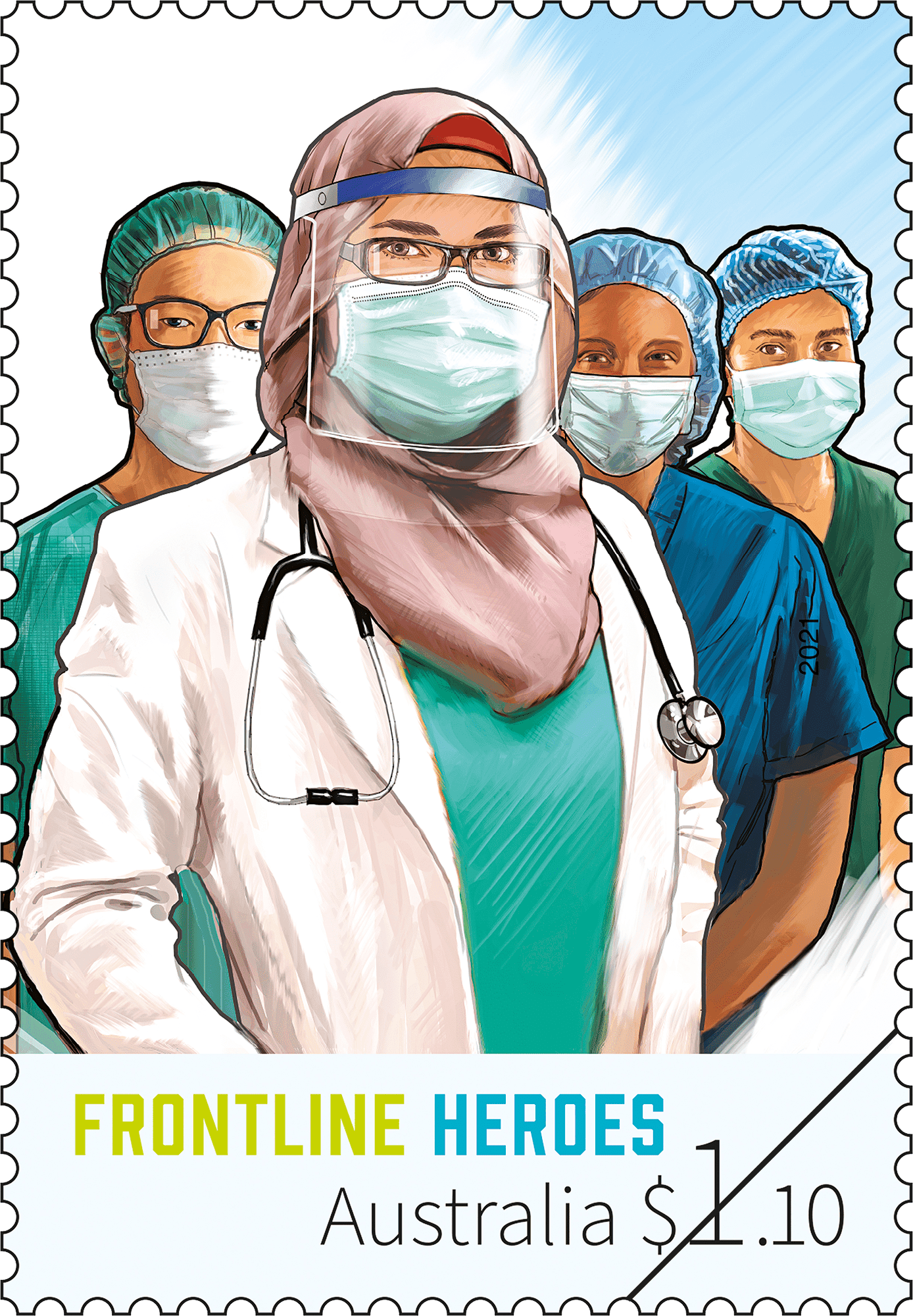 $1.10 Healthcare workers $1.10 Healthcare workers