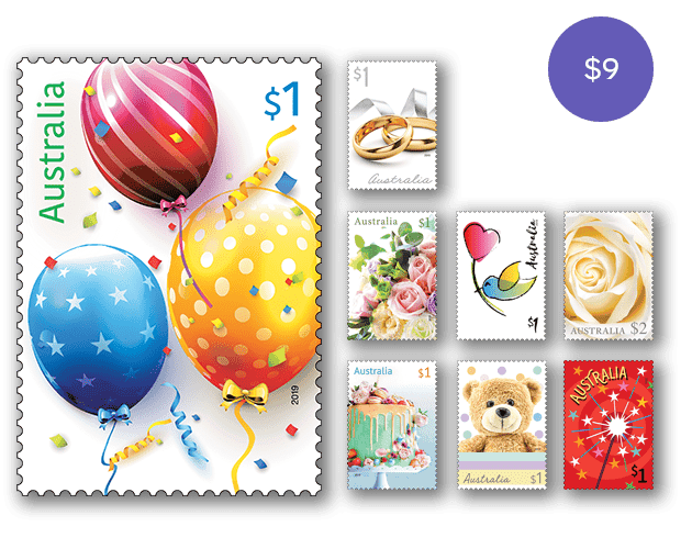 Moments to Treasure set of stamps Set of stamps