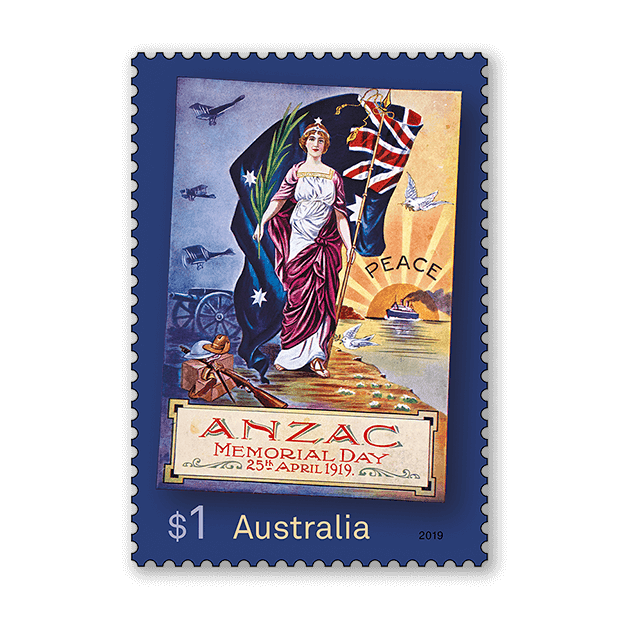 Anzac Day 2019 stamp