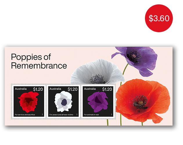 Poppies of Remembrance Minisheet