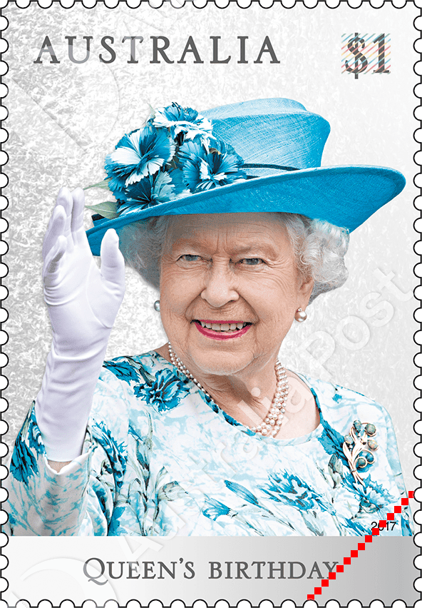 2017 Queen's Birthday $1 stamp
