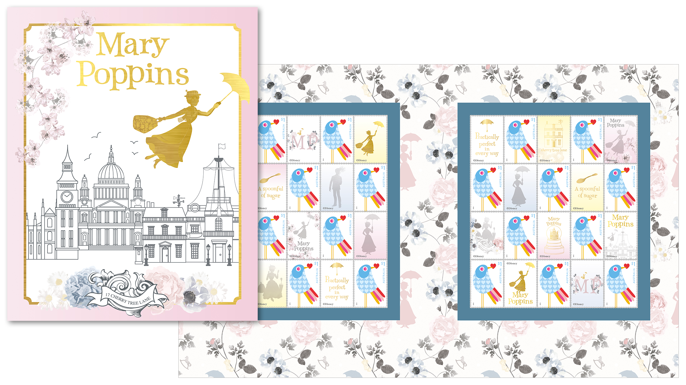 Mary Poppins stamp pack