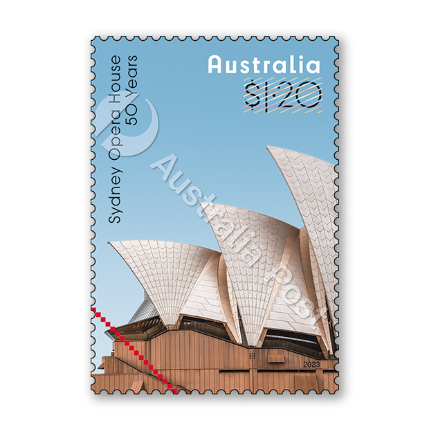 $1.20 Sydney Opera House, West Elevation
