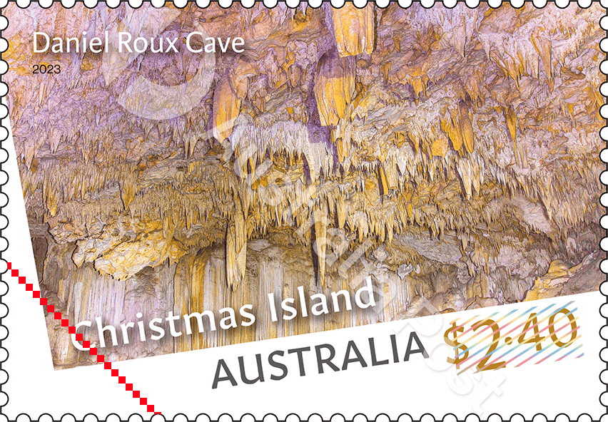 2023_CI_Caves_Stamp_01_400 $2.40 Daniel Roux Cave