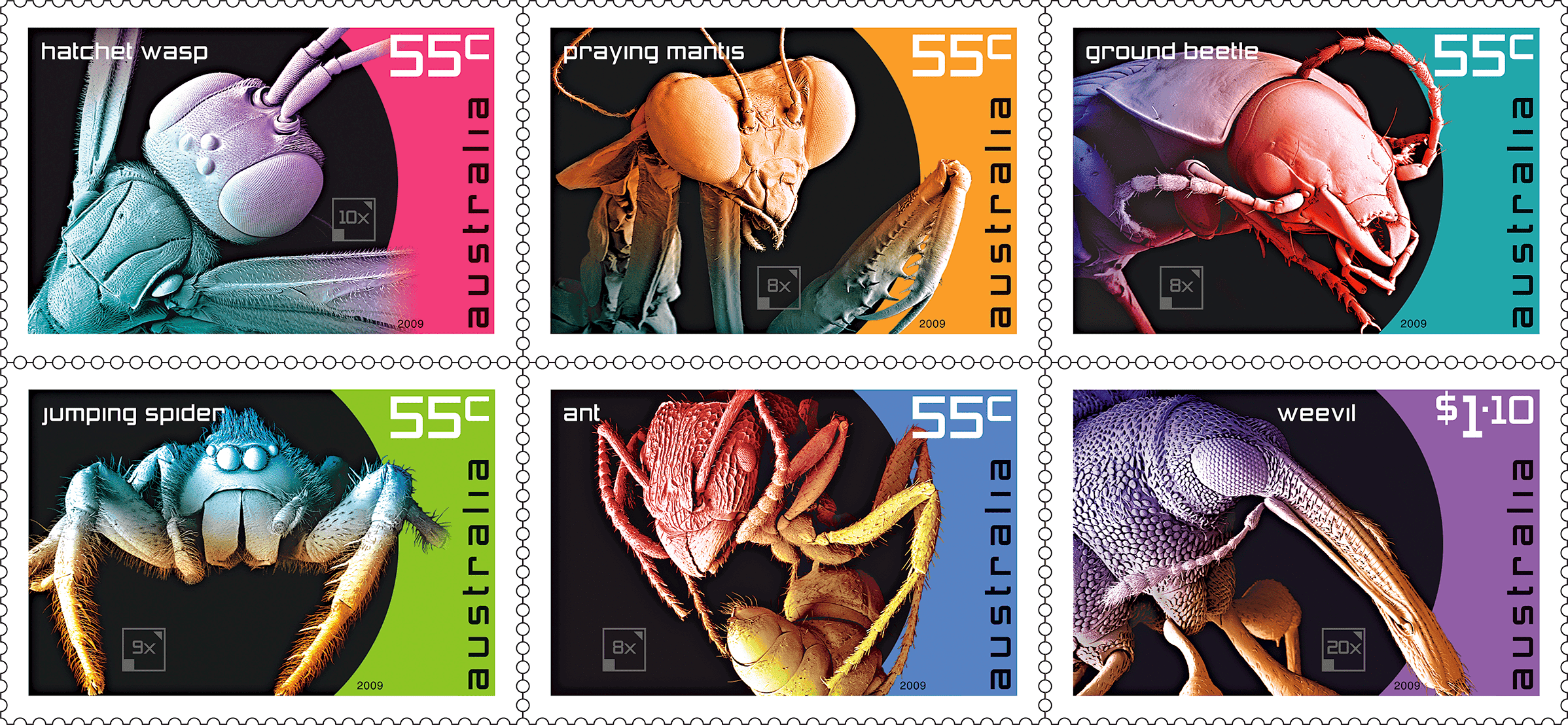 2009 Micro Monsters stamp issue