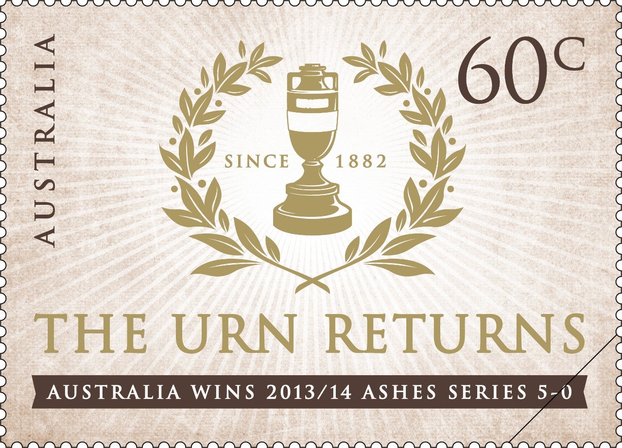 Ashes_Stamp_01_400 60c The Urn Returns