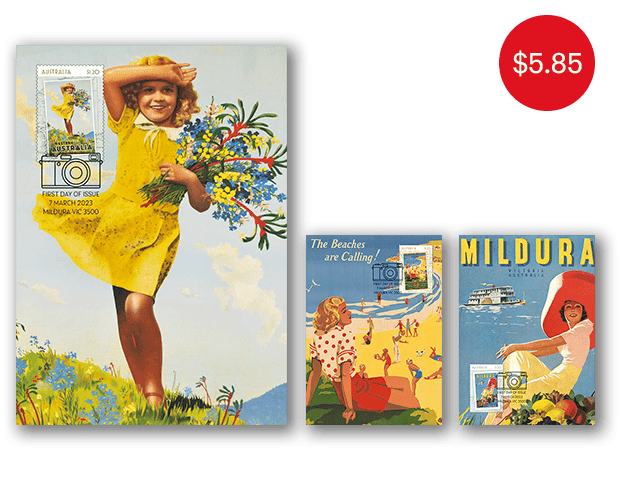 Set of The Golden Age of Travel Posters maxicards Set of The Golden Age of Travel Posters Maxicards