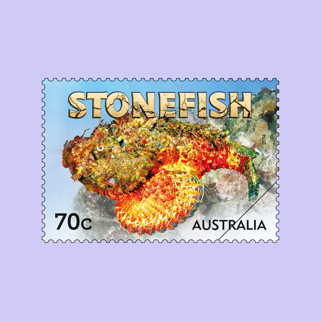Things That Sting 2014 Stonefish 70c stamp