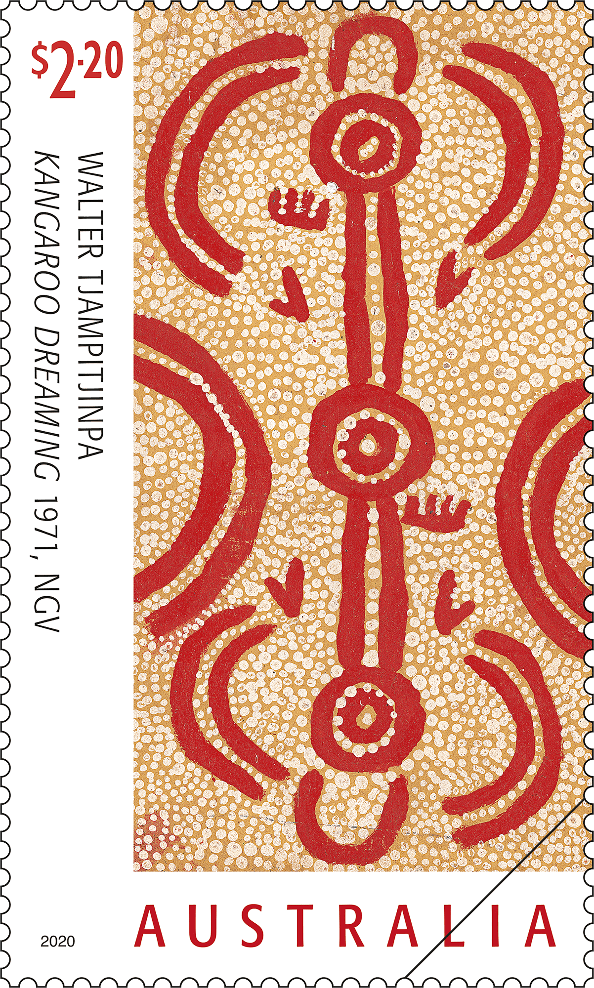 $2.20 Kangaroo Dreaming 1971, National Gallery of Victoria