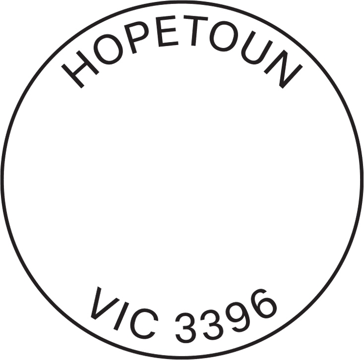 2023_CKI_Reef_Fish_Postmark_36x19mm Hopetoun postmark