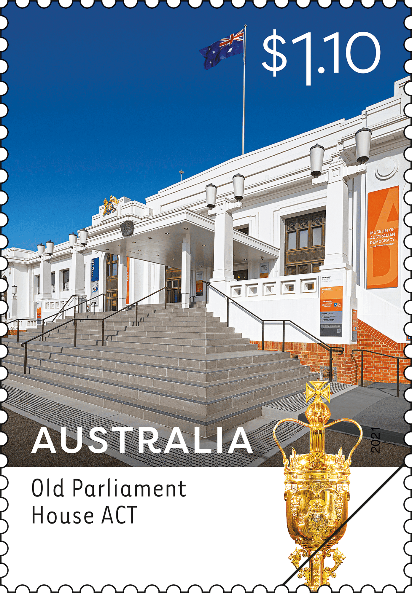 National_Heritage_Aust_Stamp_01_400 $1.10 Queen Victoria Market, Melbourne