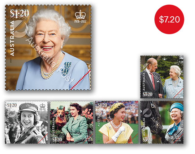 Set of Native Animals Gummed Stamps