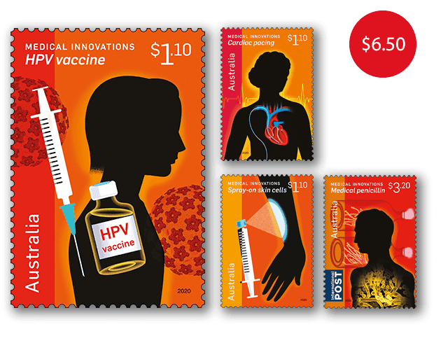 Medical Innovations set of stamps Set of Medical Innovations stamps