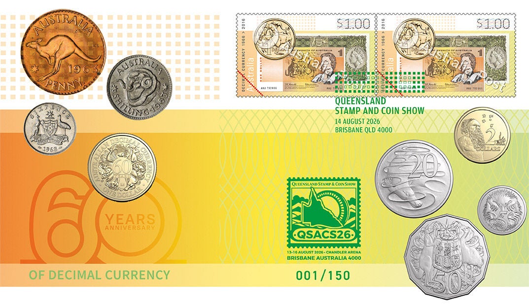 QSACS26 60th Anniversary Decimal Currency PNC (Friday)