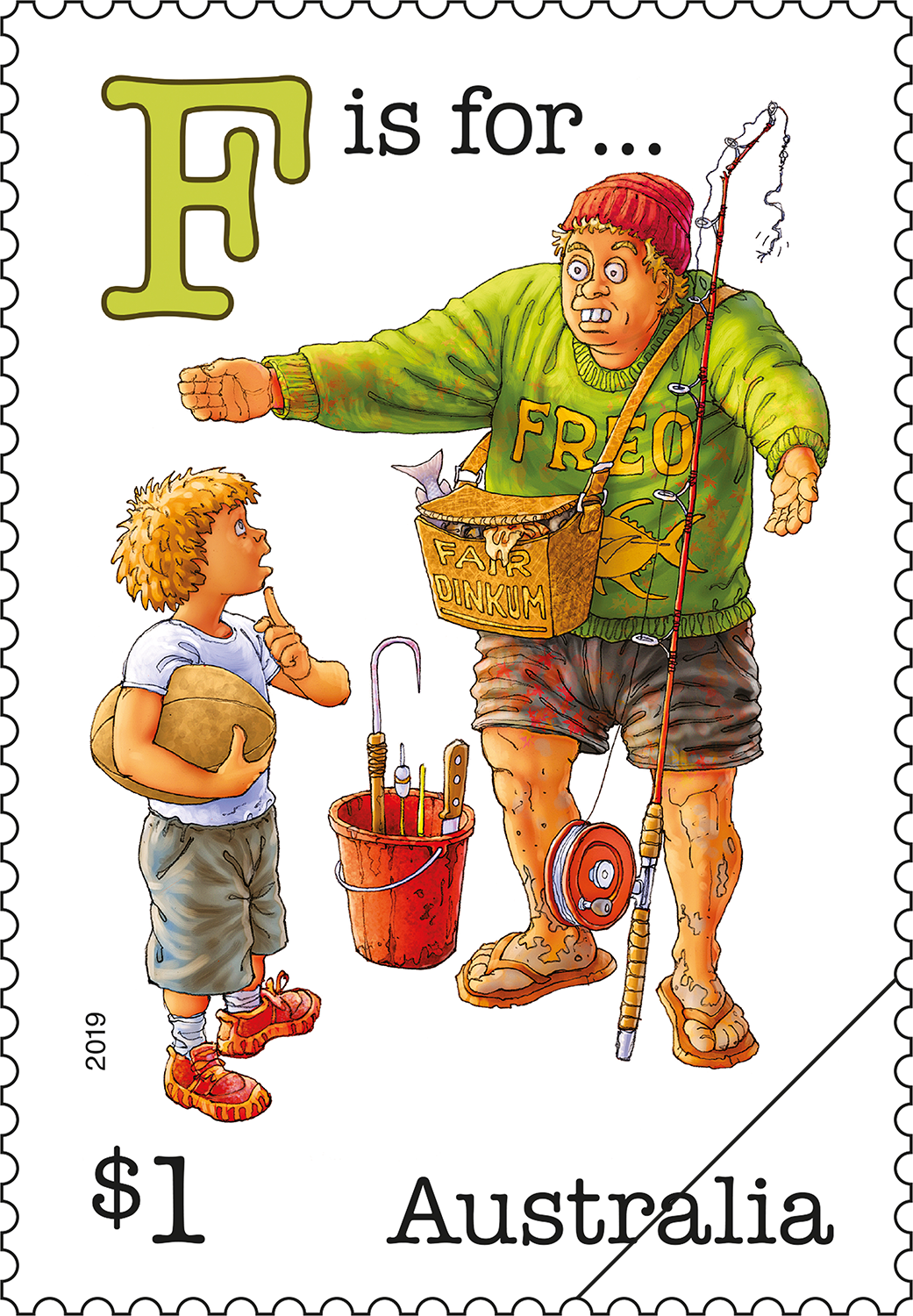 D_Stamp_400 $1 - F is for …
