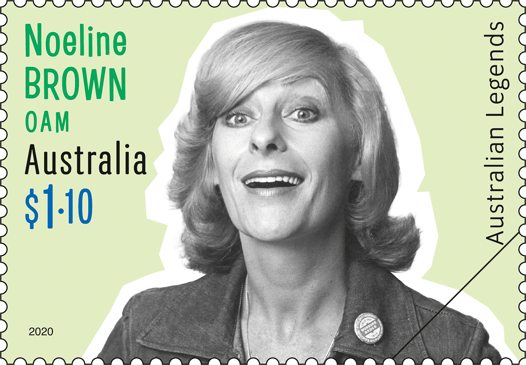 $1.10 Noeline Brown OAM