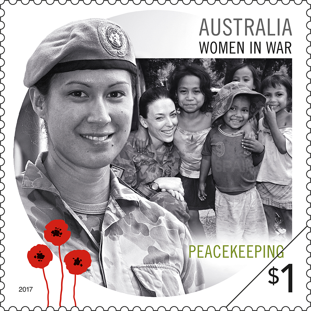 A Century of Service: Women in War Peacekeeping stamp