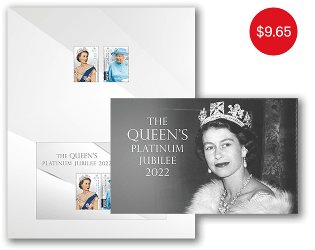 The Queen's Platinum Jubilee 2022  Stamp Pack