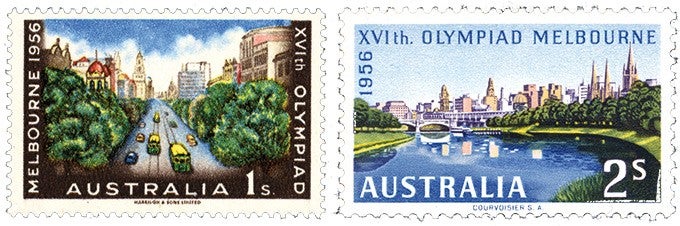 1956 Melbourne Olympic Games stamp issue 1956 Melbourne Olympic Games stamp issue