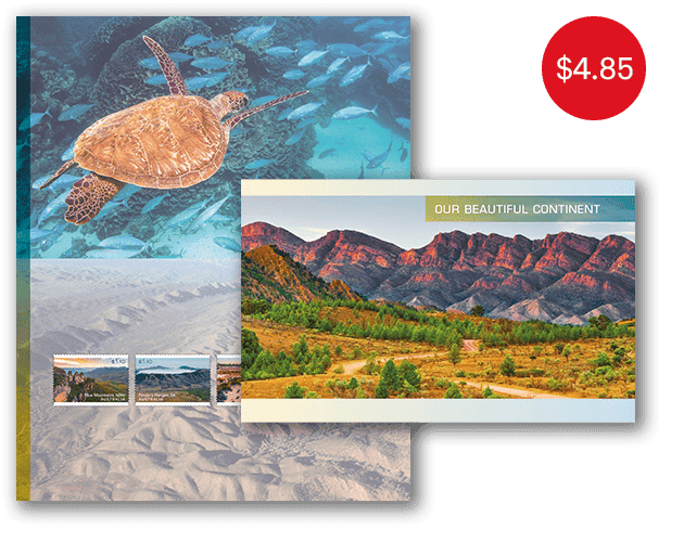 Our Beautiful Continent Stamp Pack