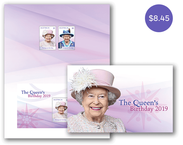 The Queen's Birthday 2019 stamp pack