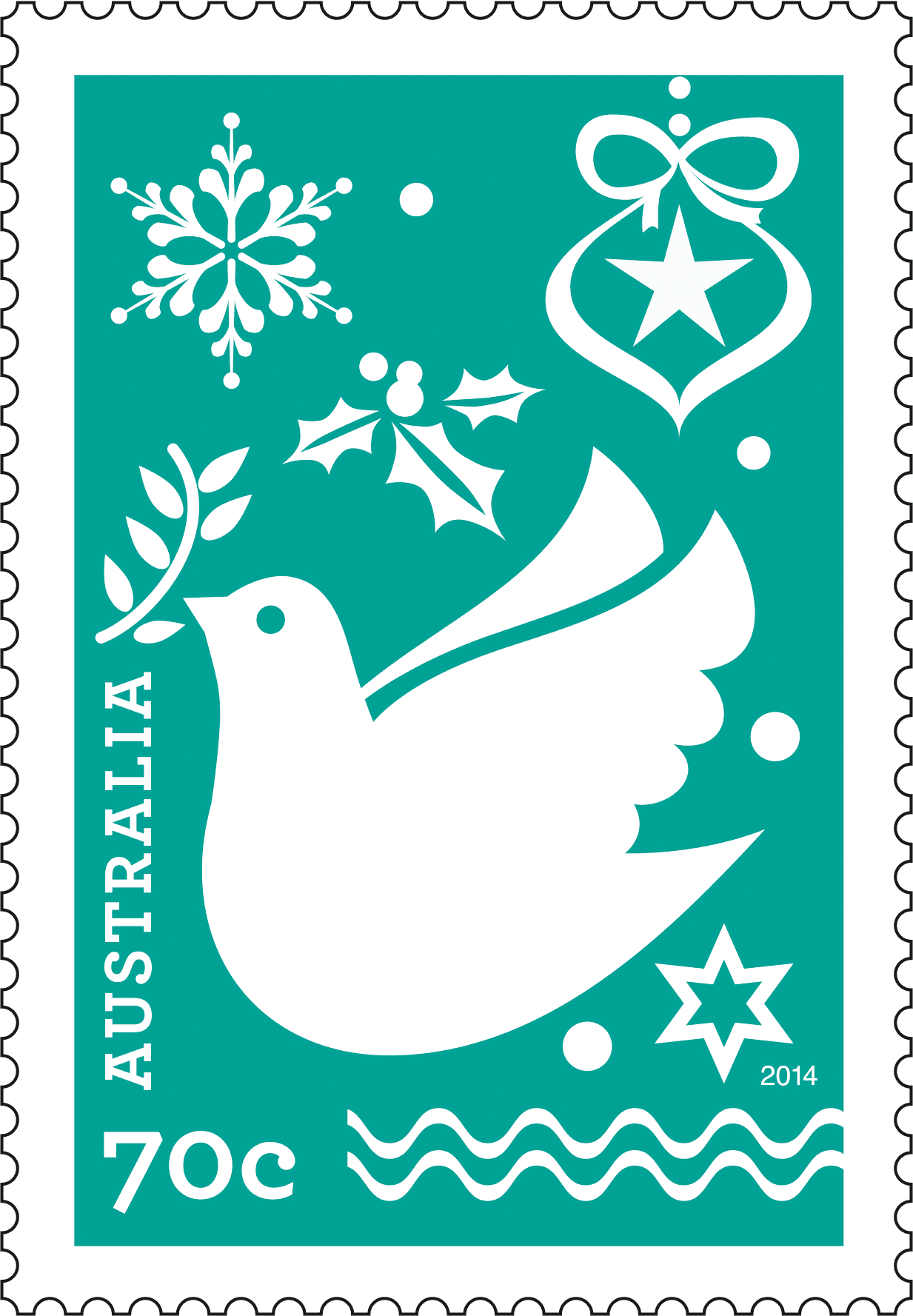 70c Dove of peace