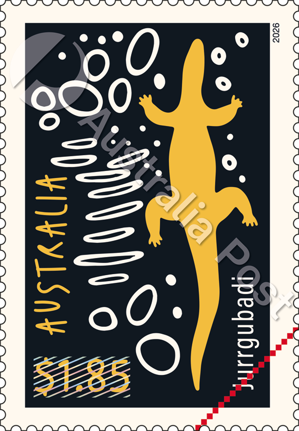 $1.85 Jurrgubadi (Goanna) stamp