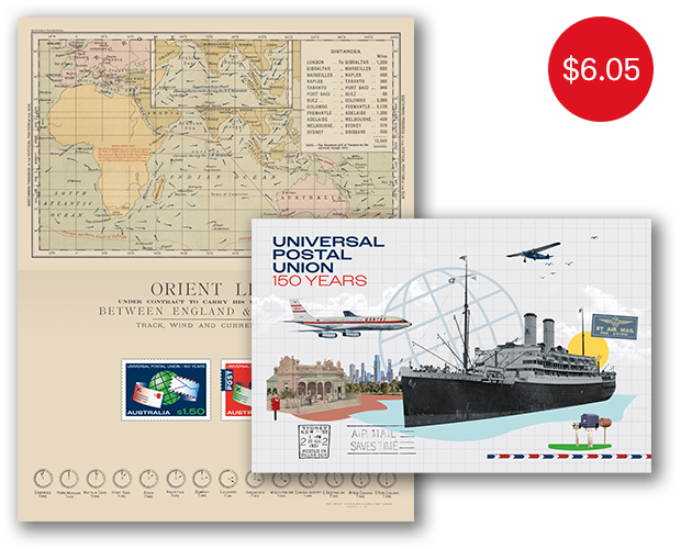 Universal Postal Union – 150 Years Stamp Pack