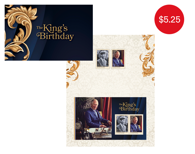 The King’s Birthday Stamp Pack