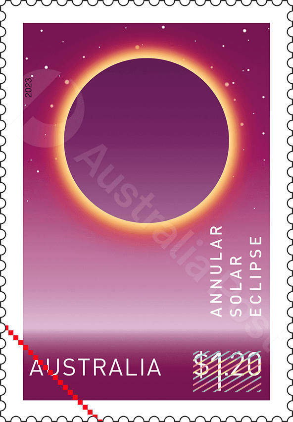 2023_Solar_Eclipse_Stamp_03_400 $1.20 Annular Solar Eclipse