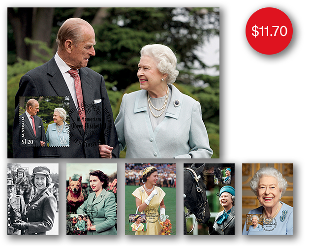 Set of Queen Elizabeth II: In Memoriam Maxicards