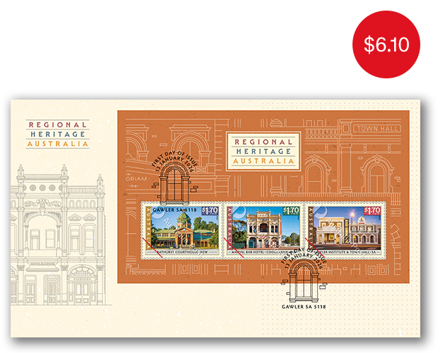 First day cover RRP: $6.10