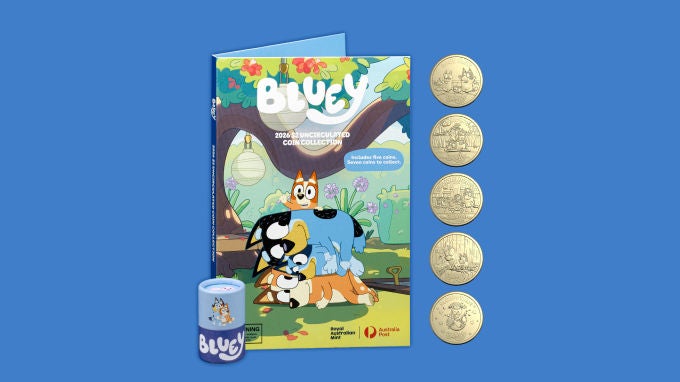 2026年限定 ブルーイ ＆フォルダーセット オーストラリア郵便局公式 Bluey's back at Australia Post | Australia Post Collectables