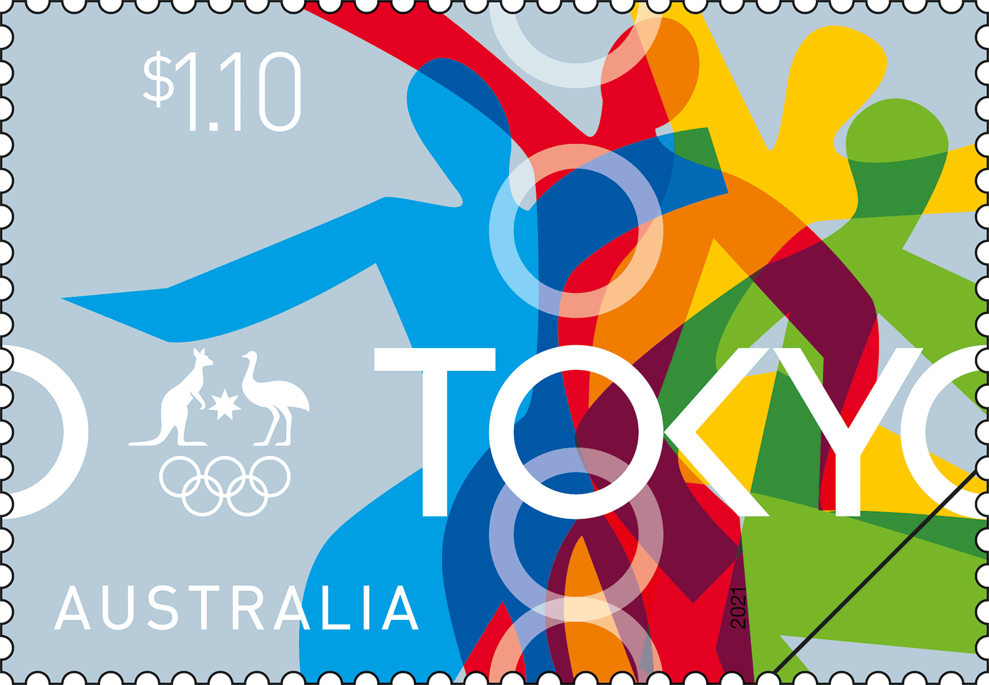 2020_2021_Tokyo_Olympics_Stamp_400 $1.10 Ticket to Toyko