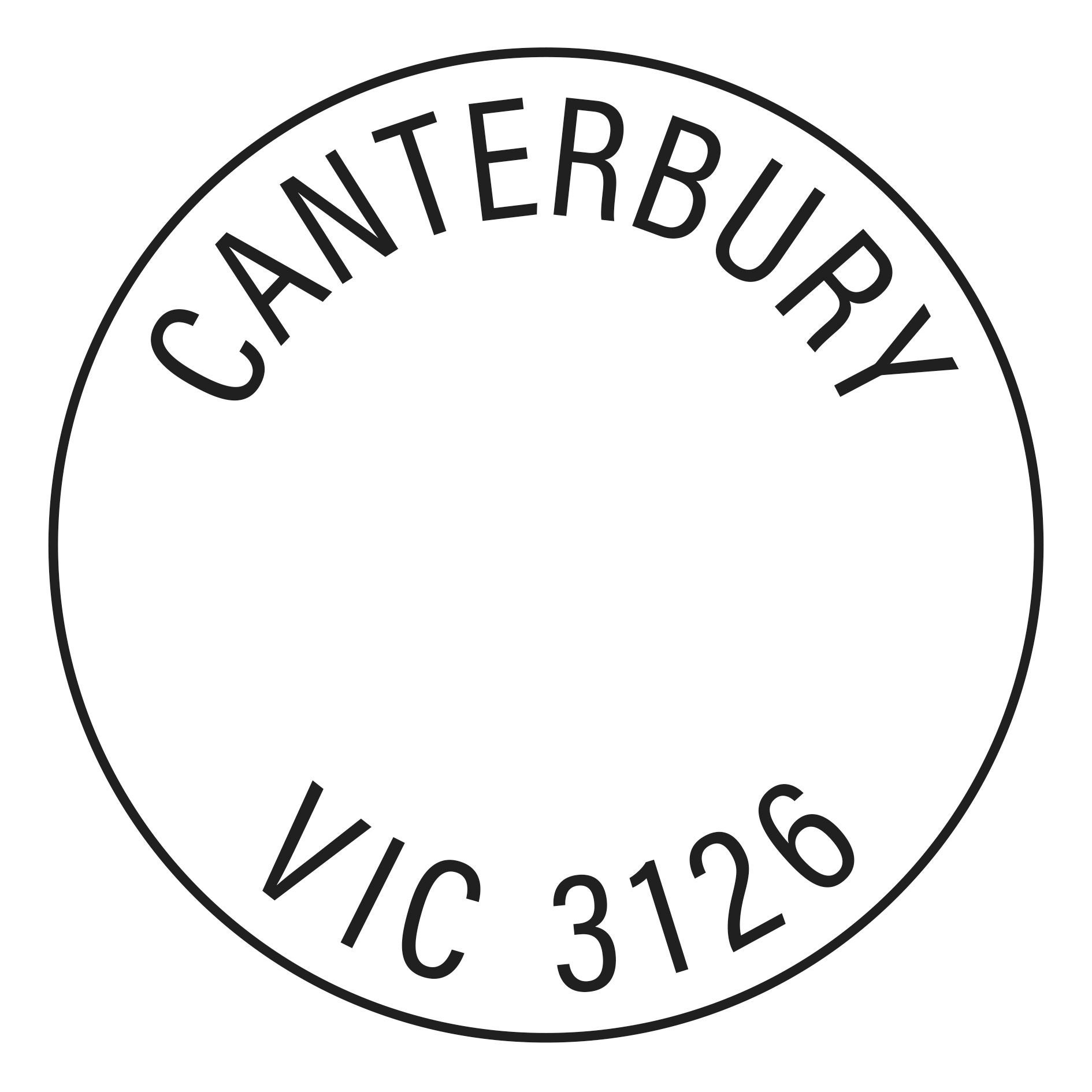2023_Canterbury_Vic_postmark_38mm Canterbury postmark
