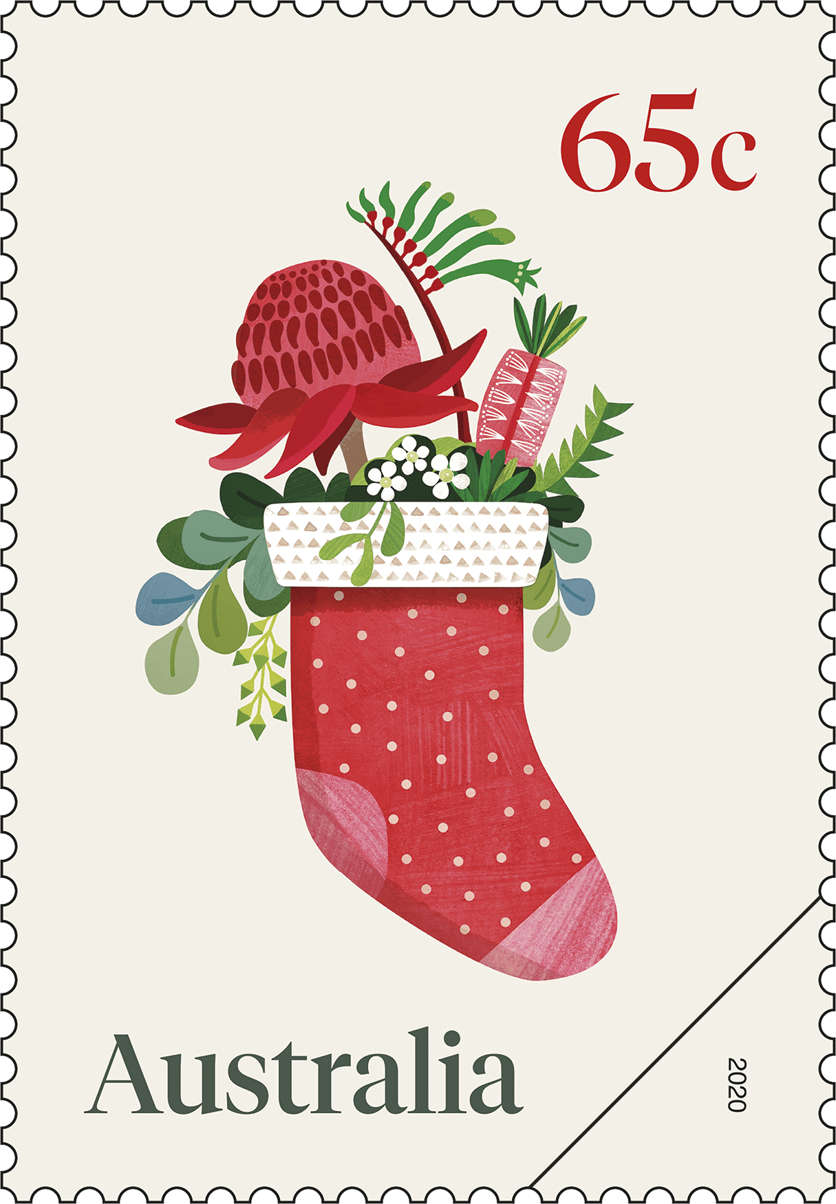 65c - Christmas stocking