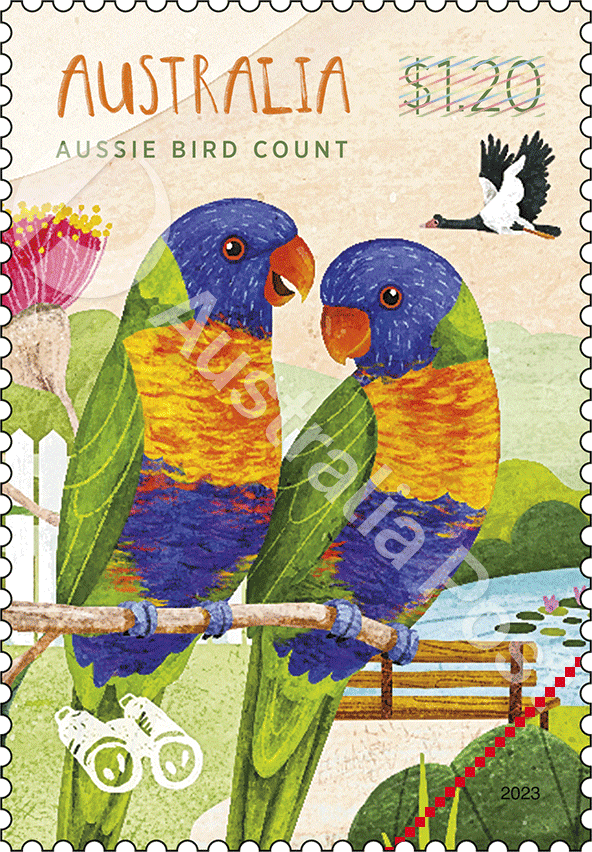 $1.20 Rainbow Lorikeet