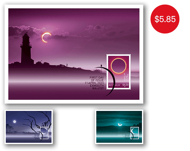 Set of Solar Eclipses Maxicards