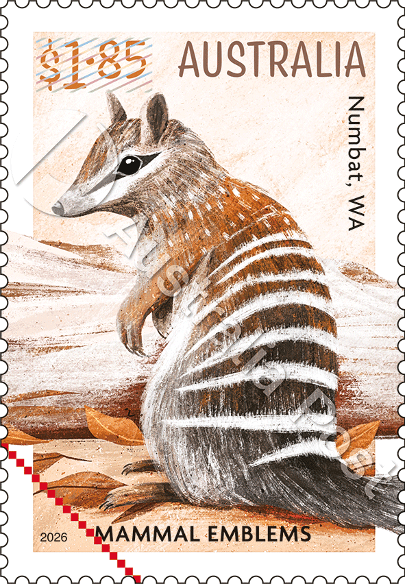 $1.85 Numbat, WA stamp
