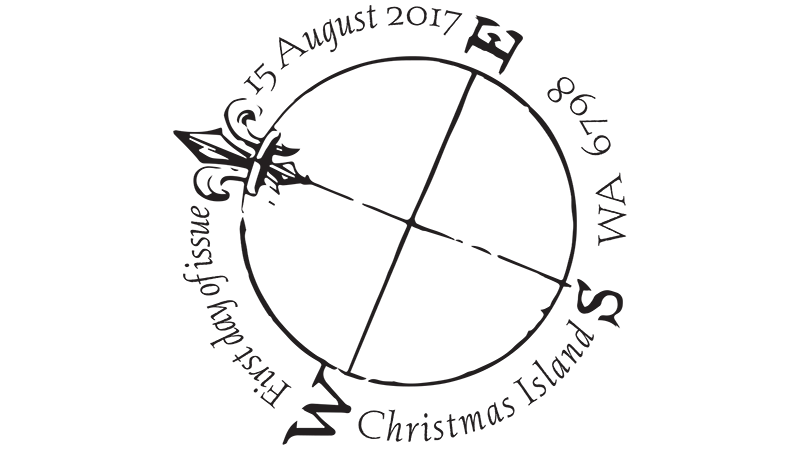 Christmas Island Early Voyages postmark Christmas Island: Early Voyages