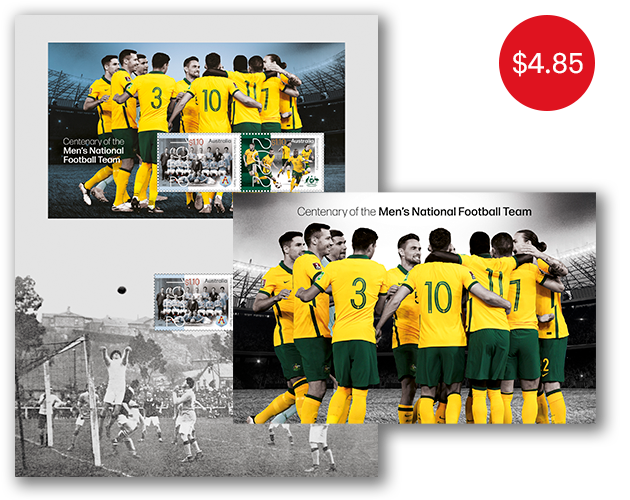 Centenary of the Men's National Football Team Stamp Pack