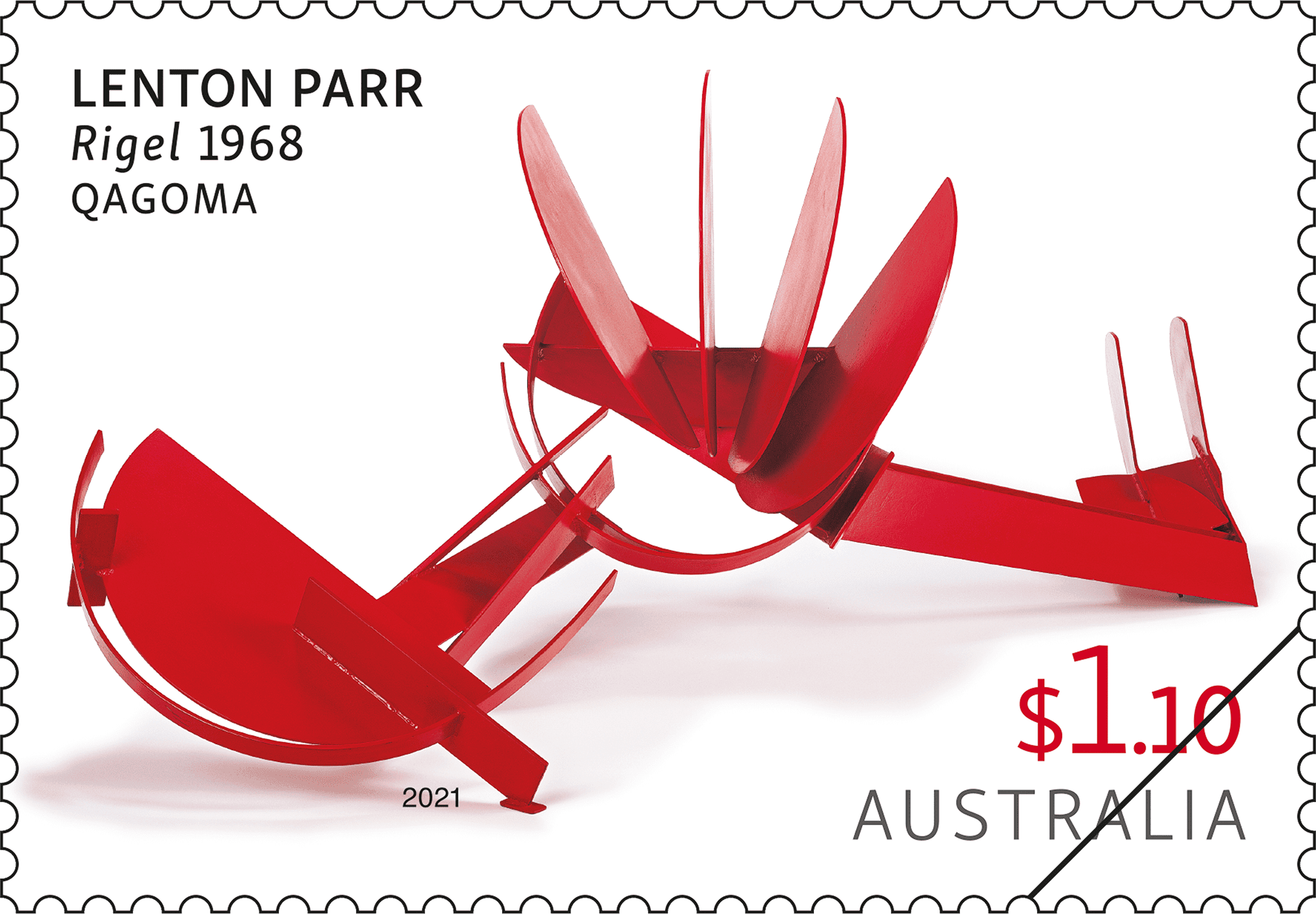Sculpture_Stamps_01_400 $1.10 Lenton Parr, Rigel 1968