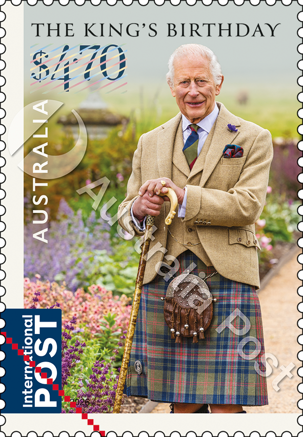 $4.70 King Charles at Balmoral stamp