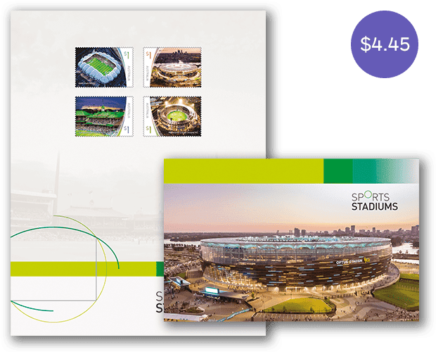 Sports Stadiums stamp pack Sports Stadiums stamp pack