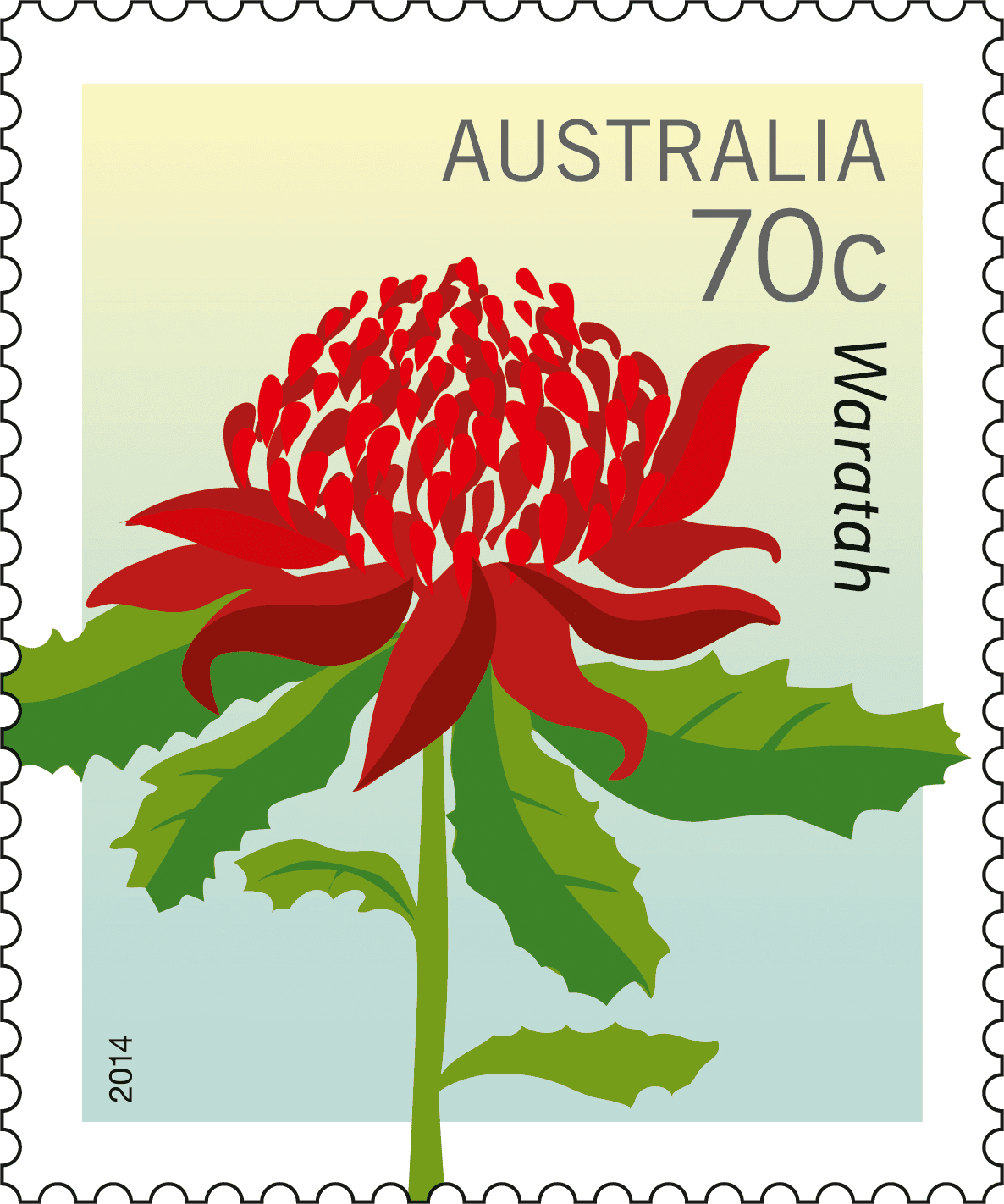 70c Waratah