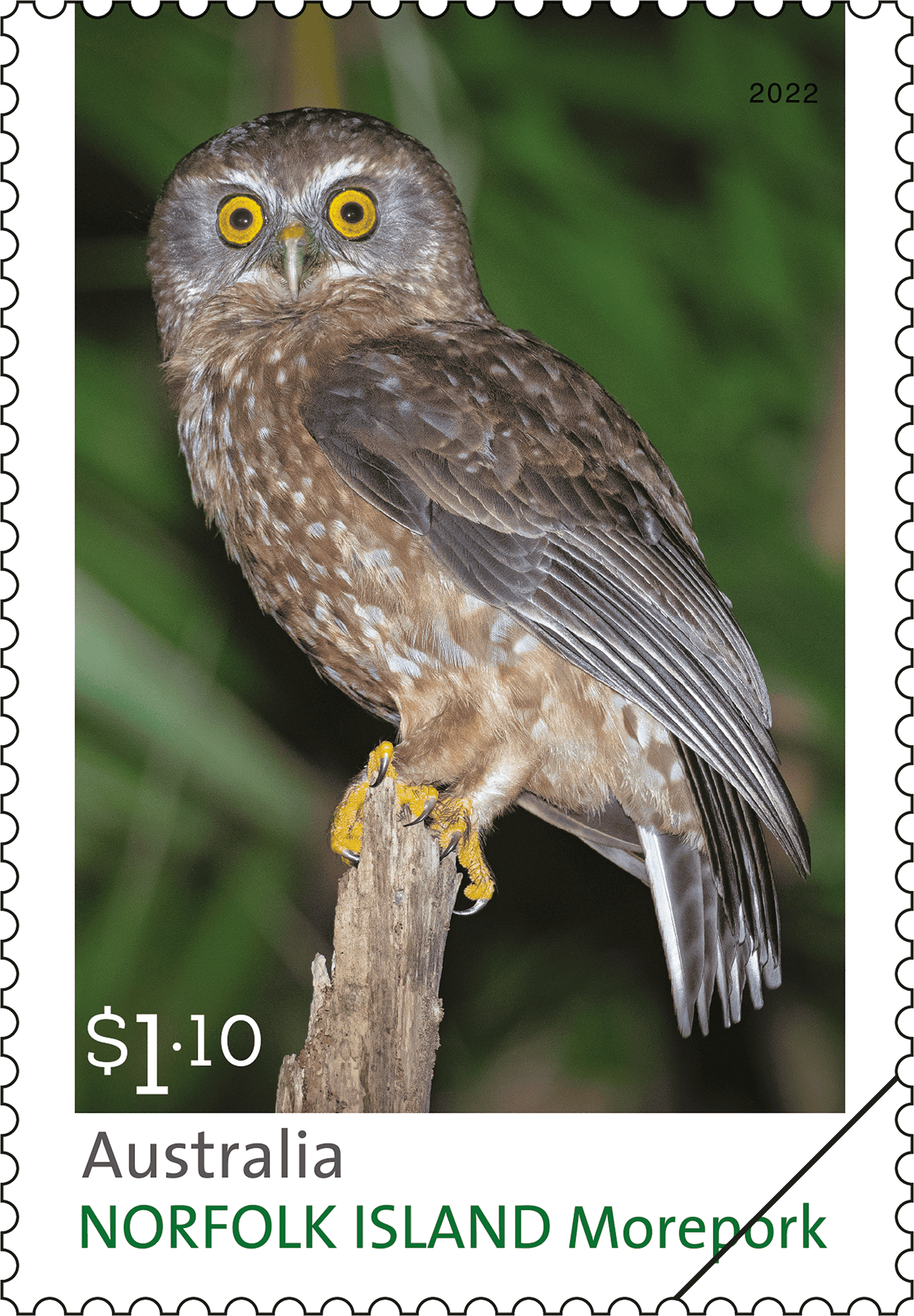 Morepork_Stamp_02_400 $1.20 Queen Elizabeth Lookout