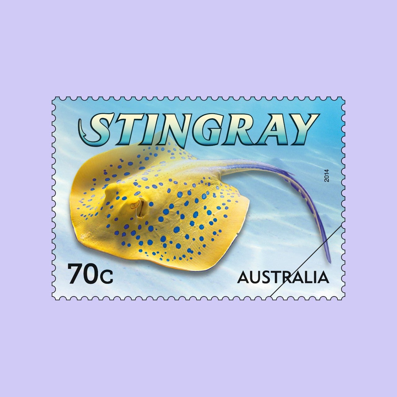Things That Sting 2014 Stingray 70c stamp